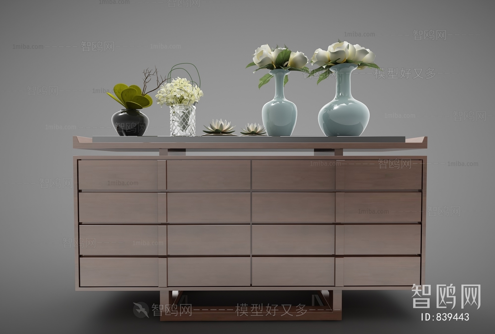 New Chinese Style Decorative Cabinet