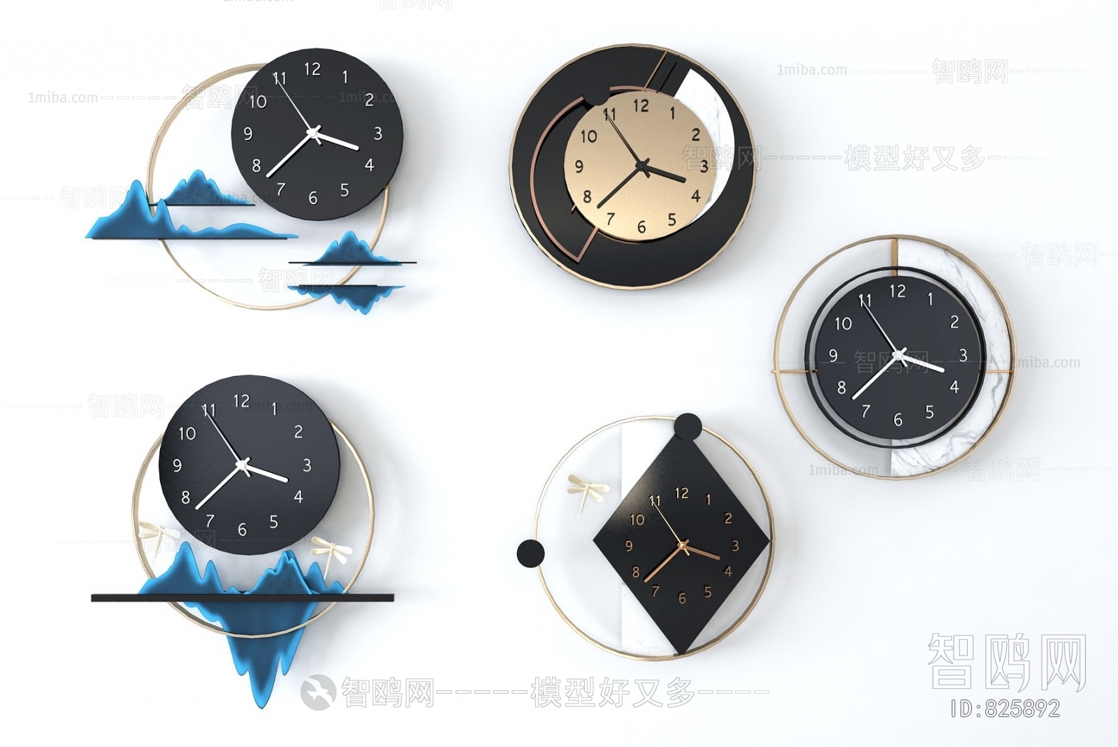 New Chinese Style Wall Clock