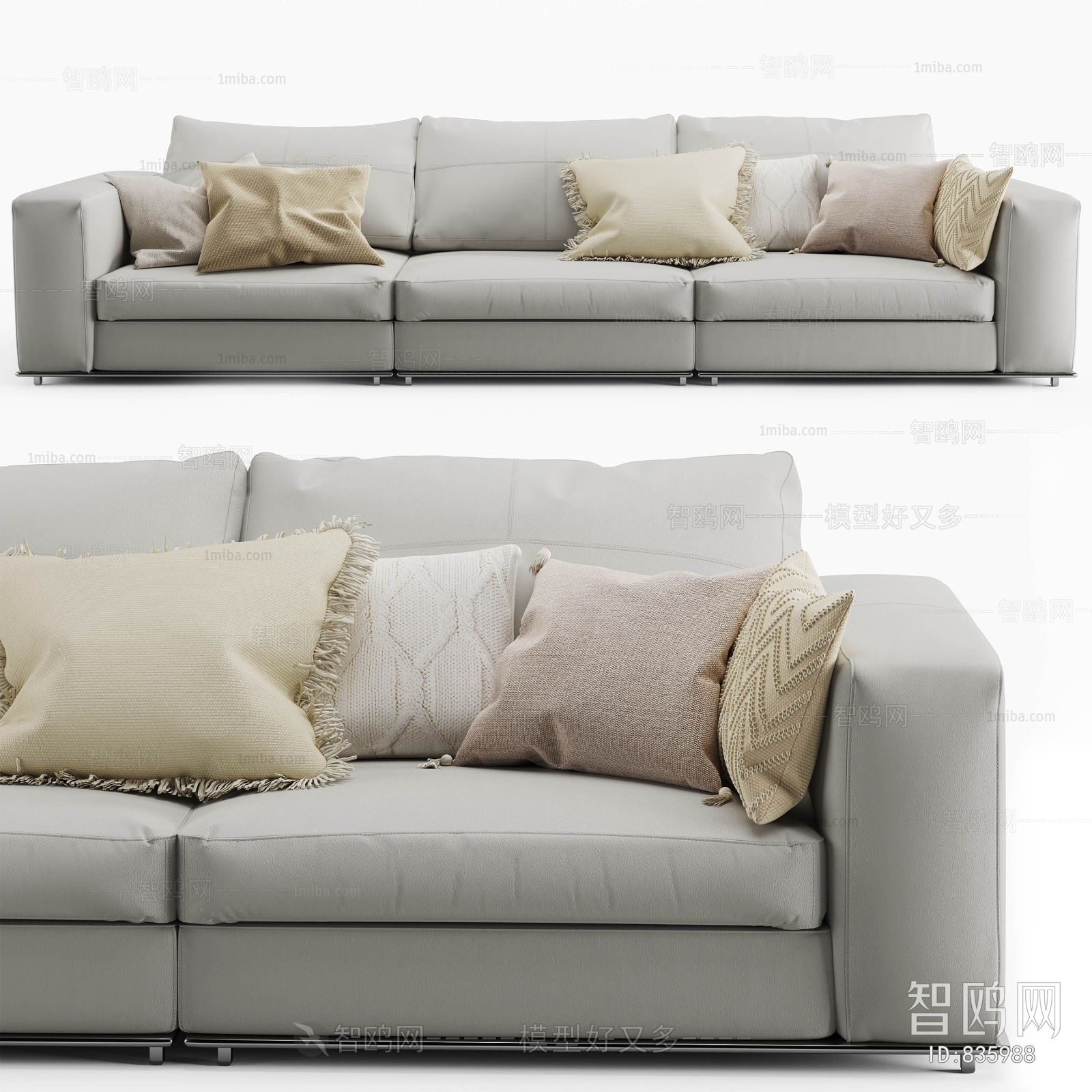 Modern Three-seat Sofa