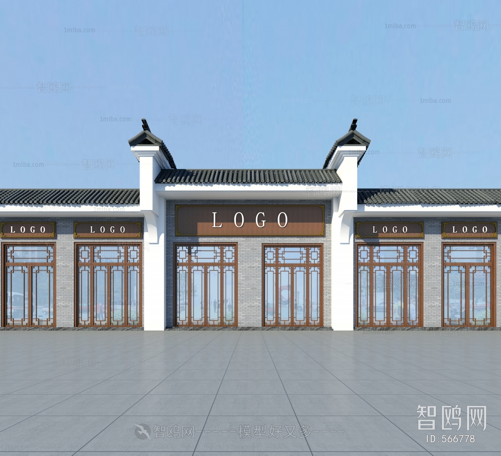 Chinese Style Facade Element