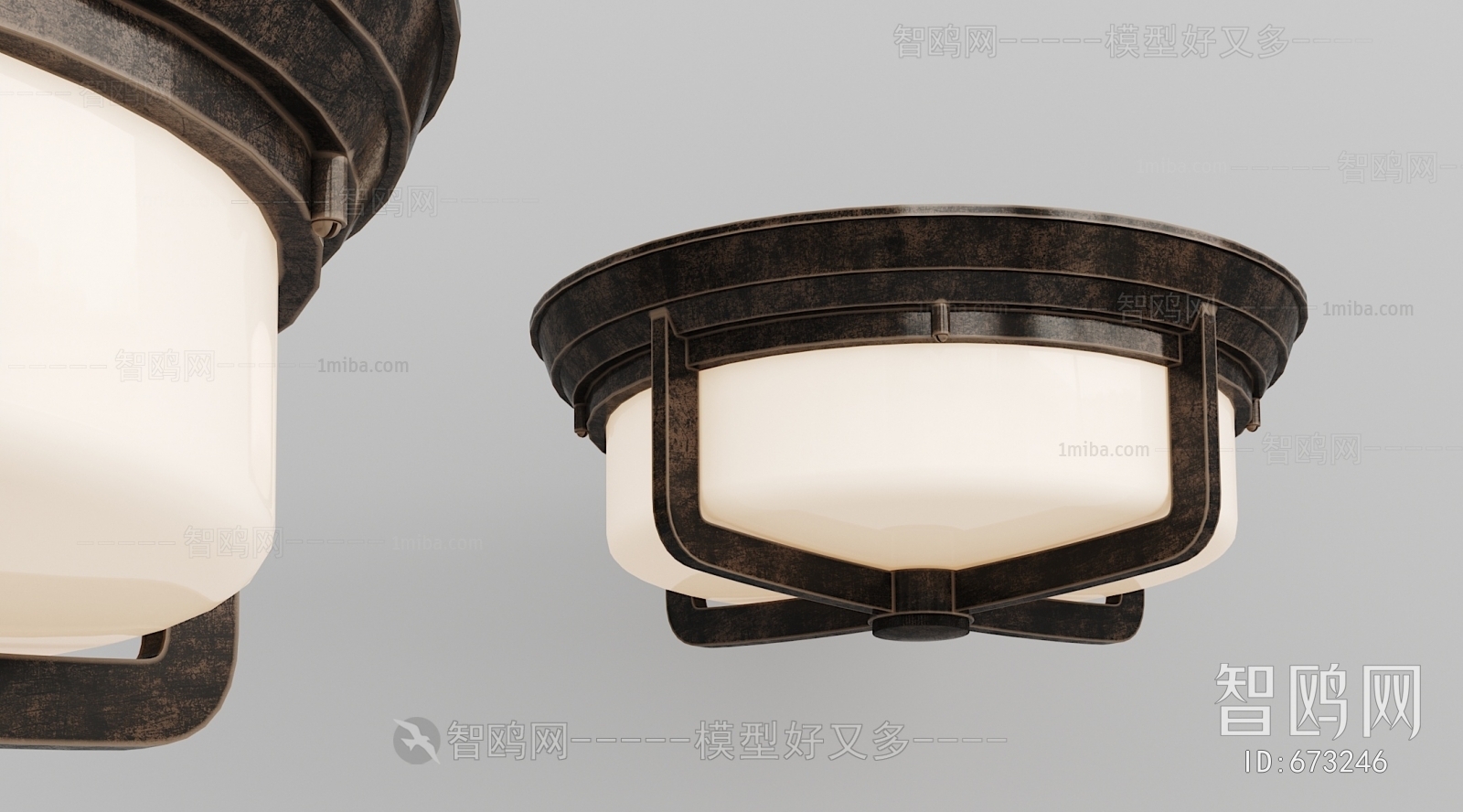 Industrial Style Ceiling Ceiling Lamp