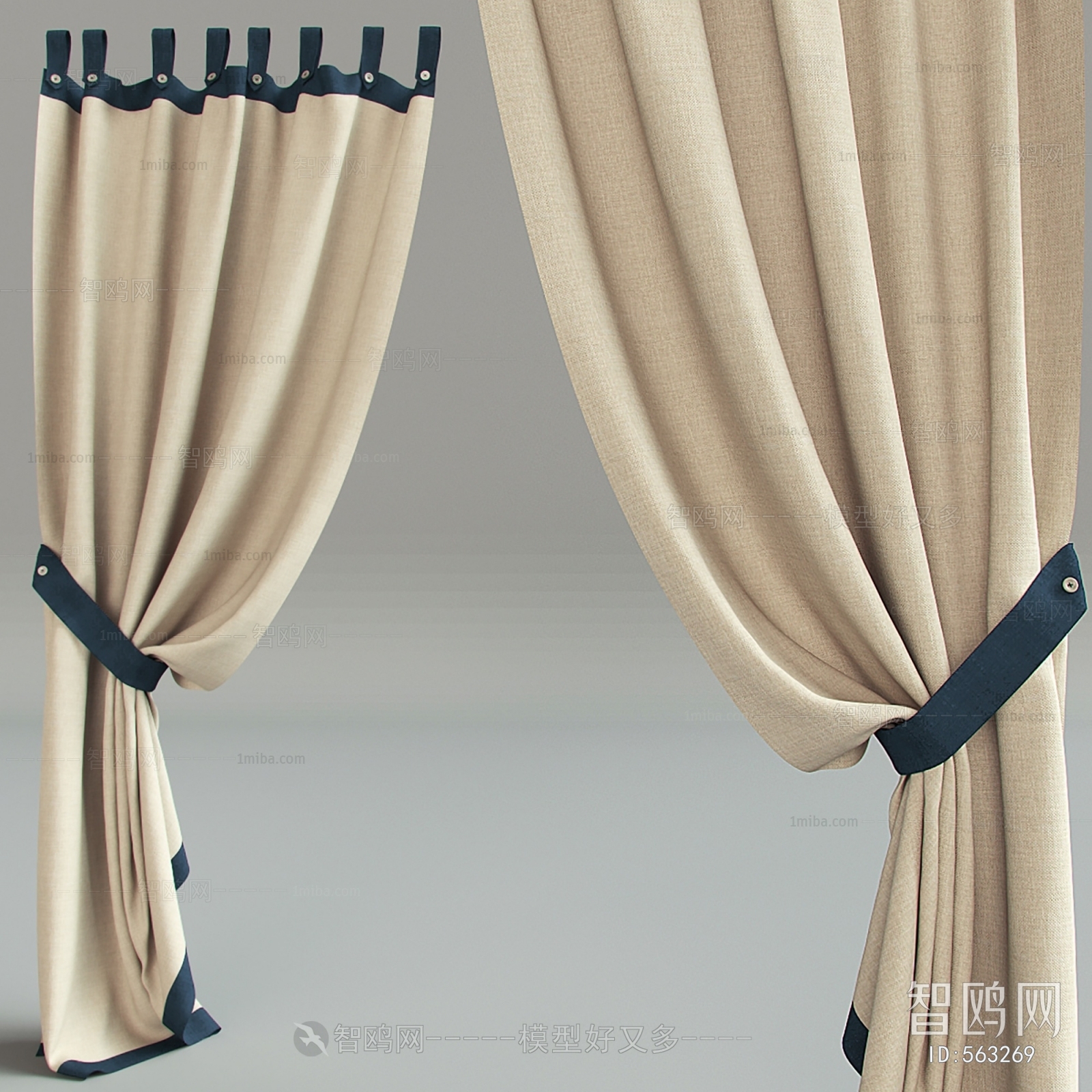 New Chinese Style The Curtain