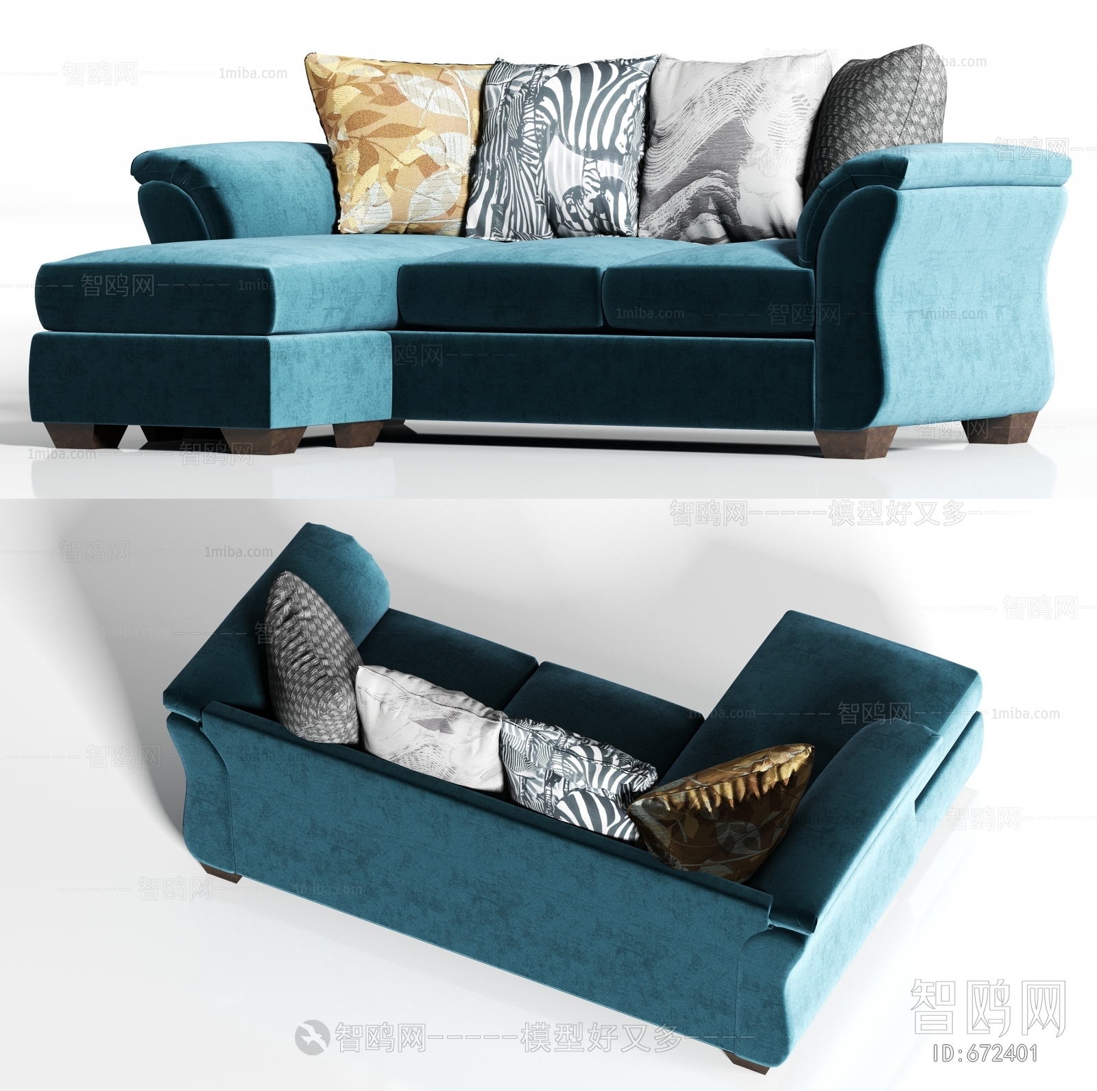 Modern Multi Person Sofa