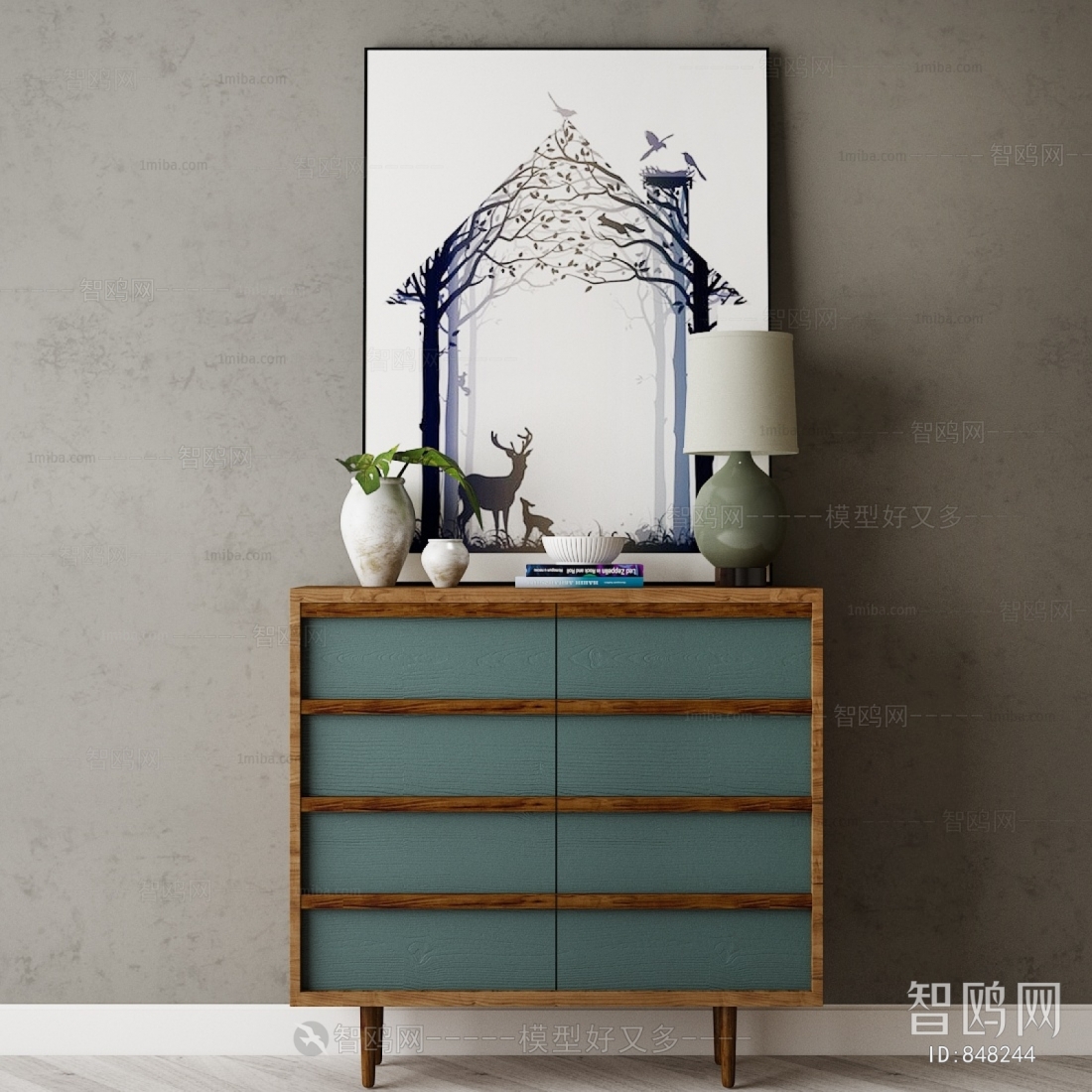 Nordic Style Side Cabinet/Entrance Cabinet
