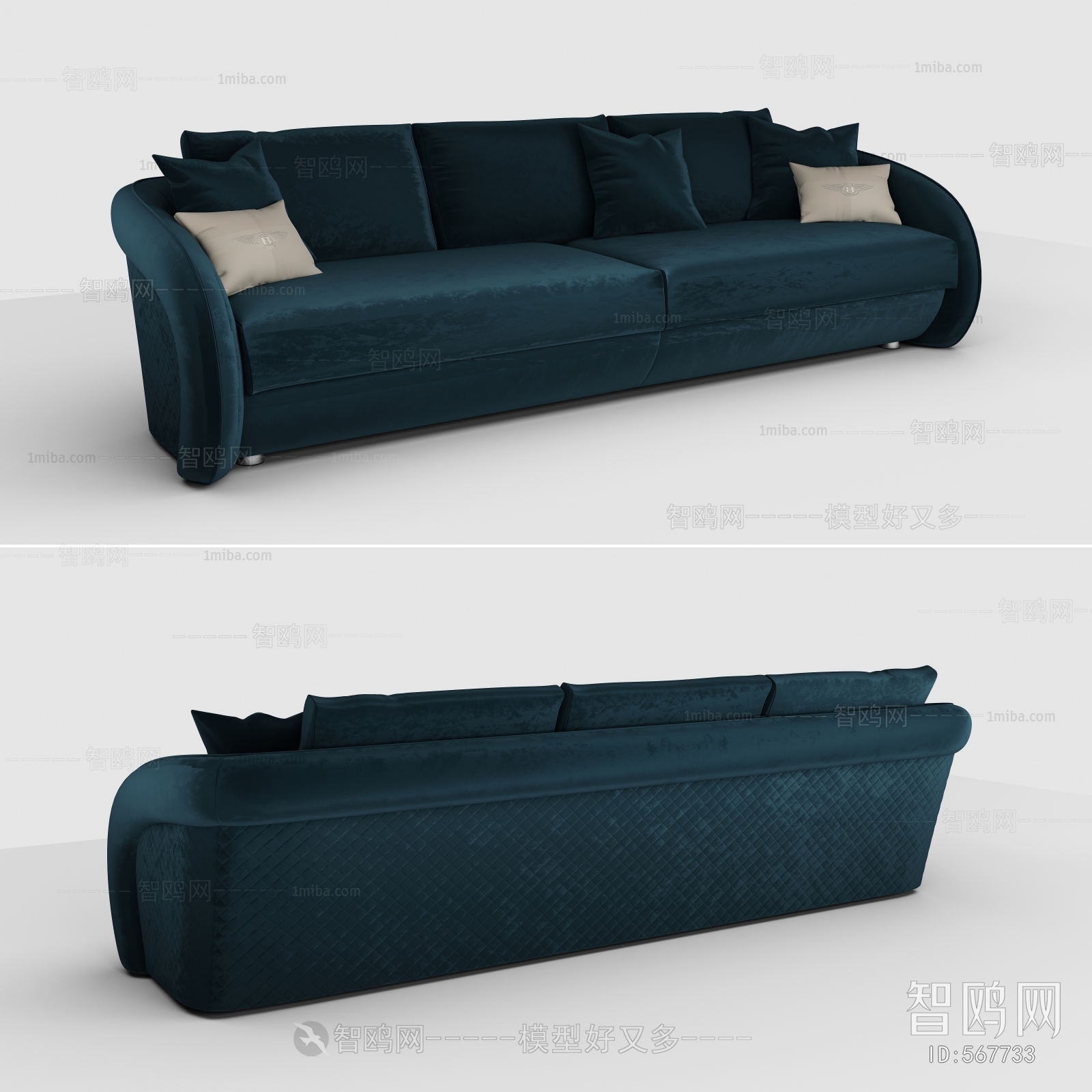 Modern Three-seat Sofa