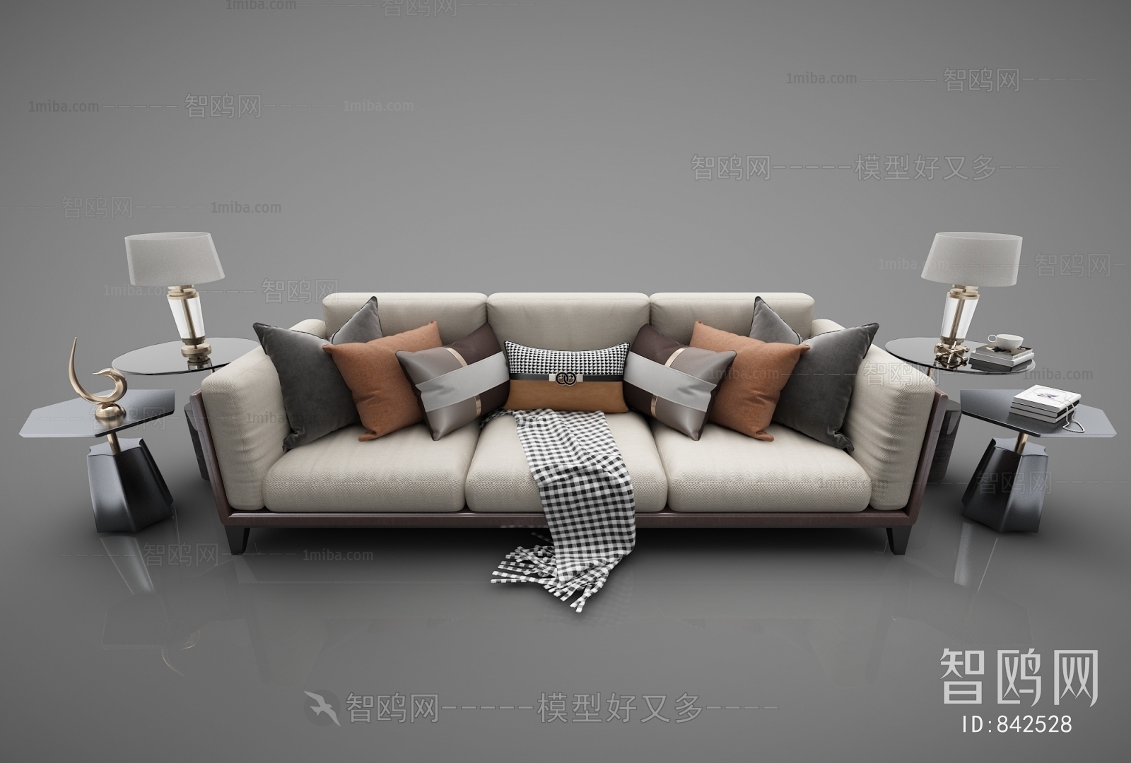 Modern Three-seat Sofa