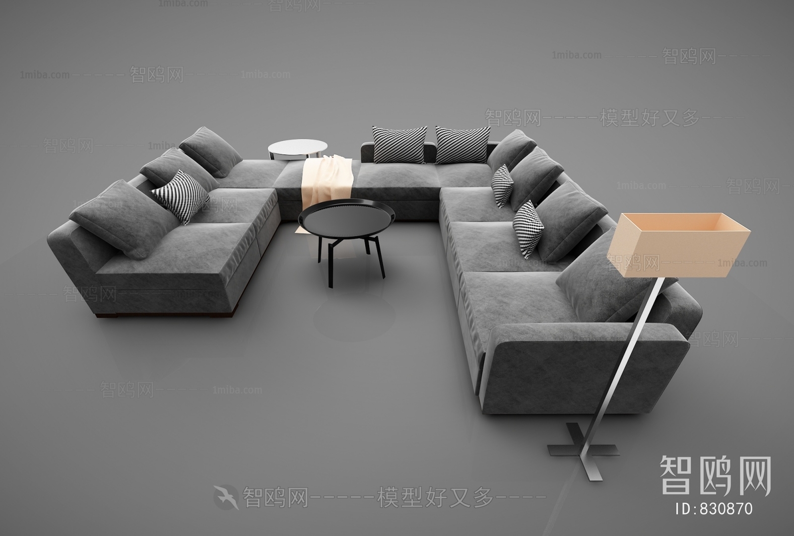 Modern Multi Person Sofa