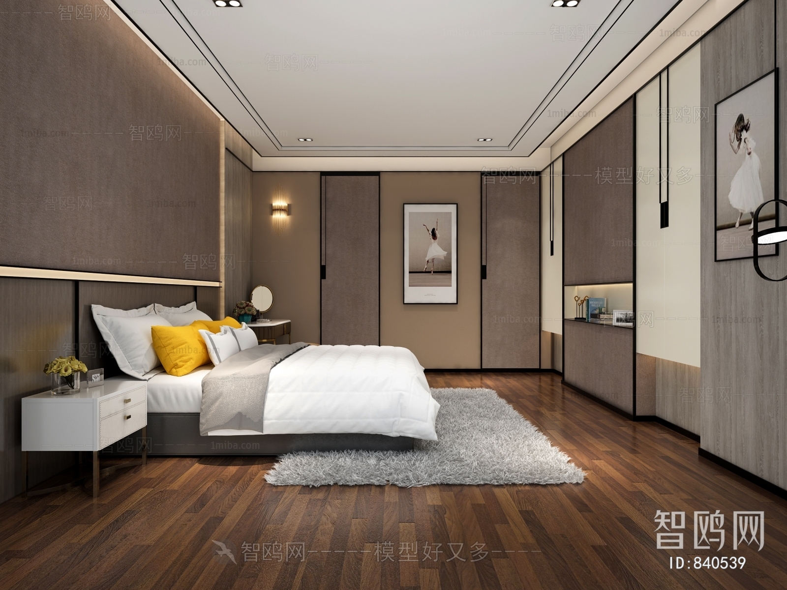 New Chinese Style Bedroom