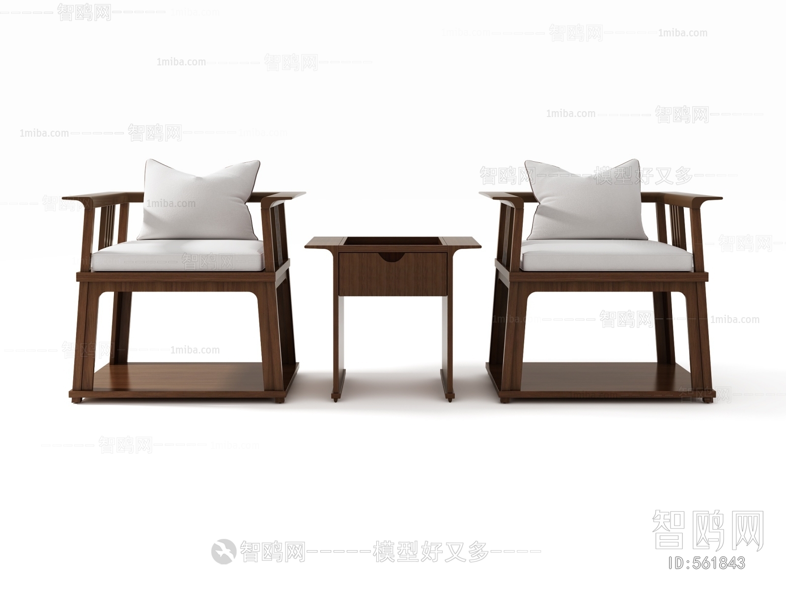 New Chinese Style Lounge Chair