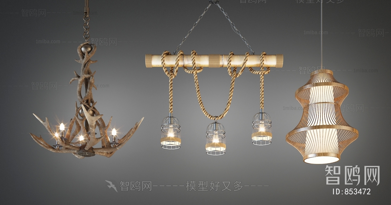 Nordic Style New Chinese Style Droplight