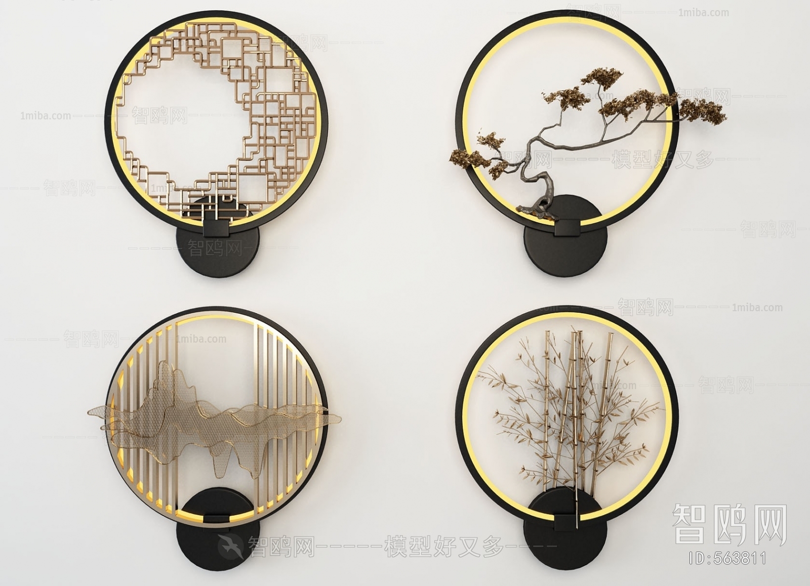 New Chinese Style Wall Lamp