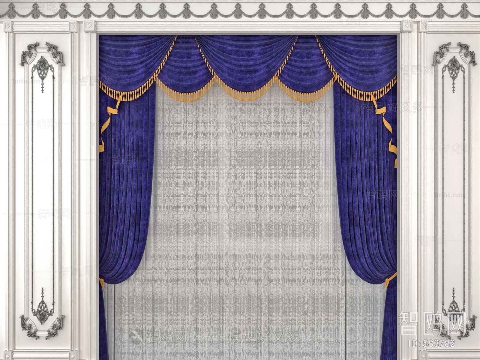 Simple European Style The Curtain