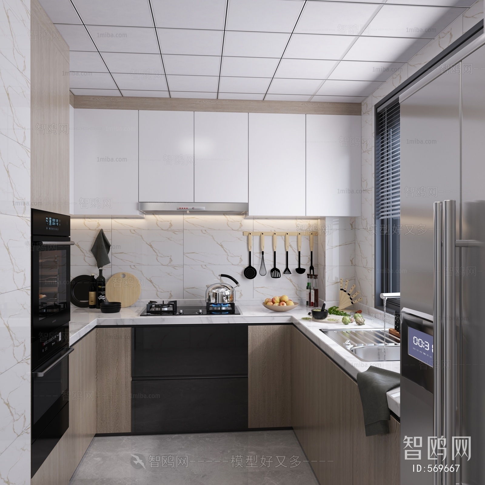 Modern The Kitchen