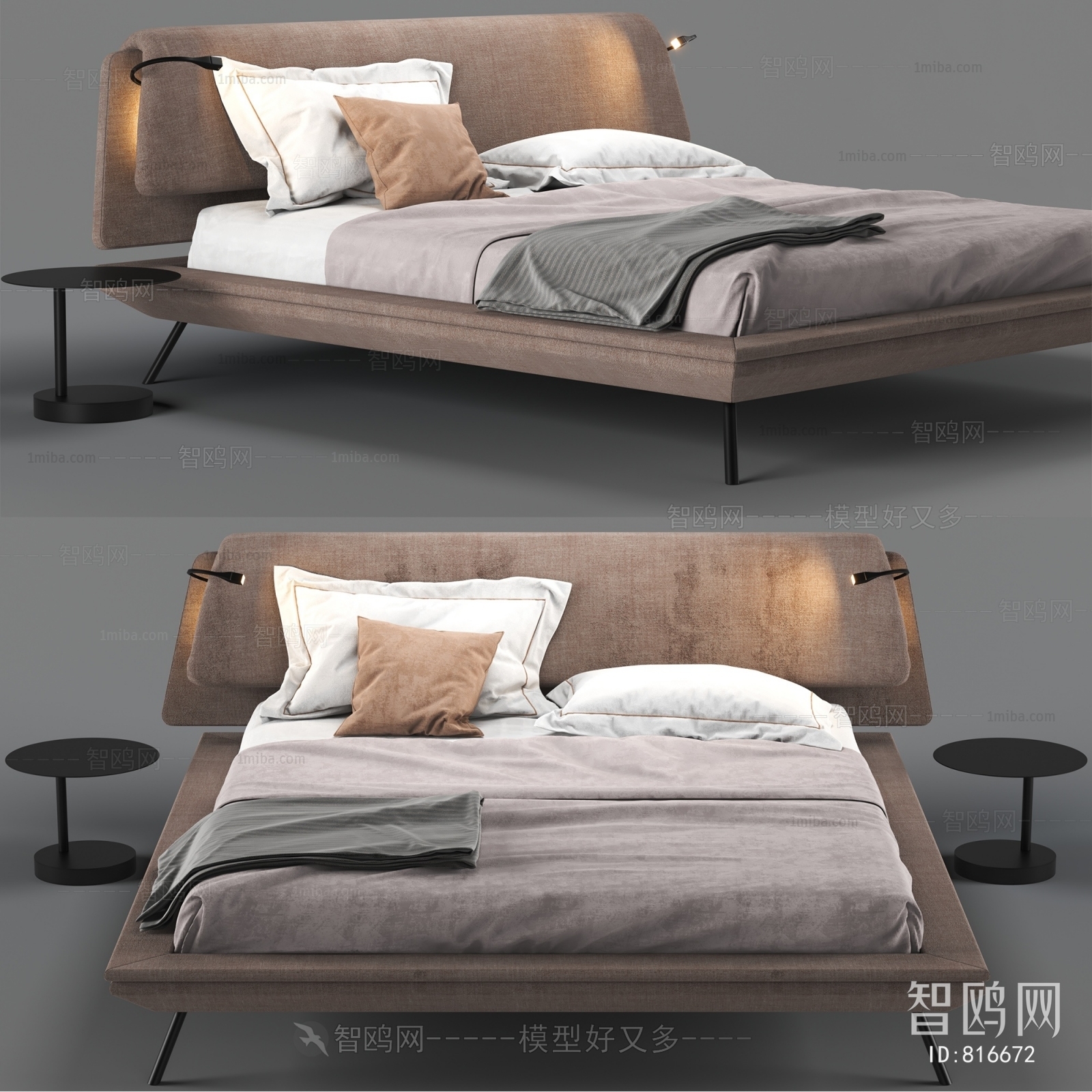 Nordic Style Double Bed