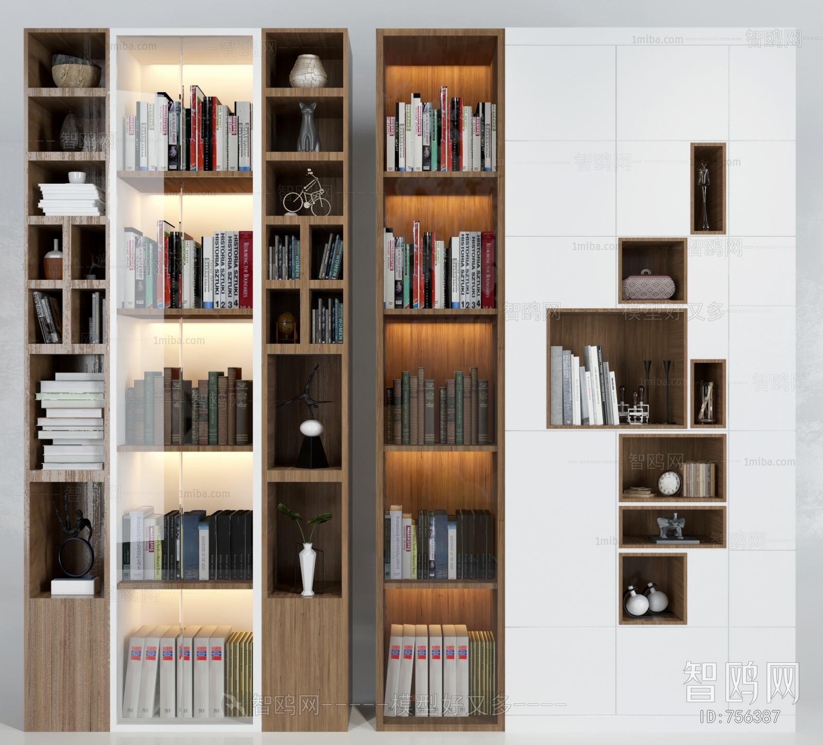 Nordic Style Bookcase