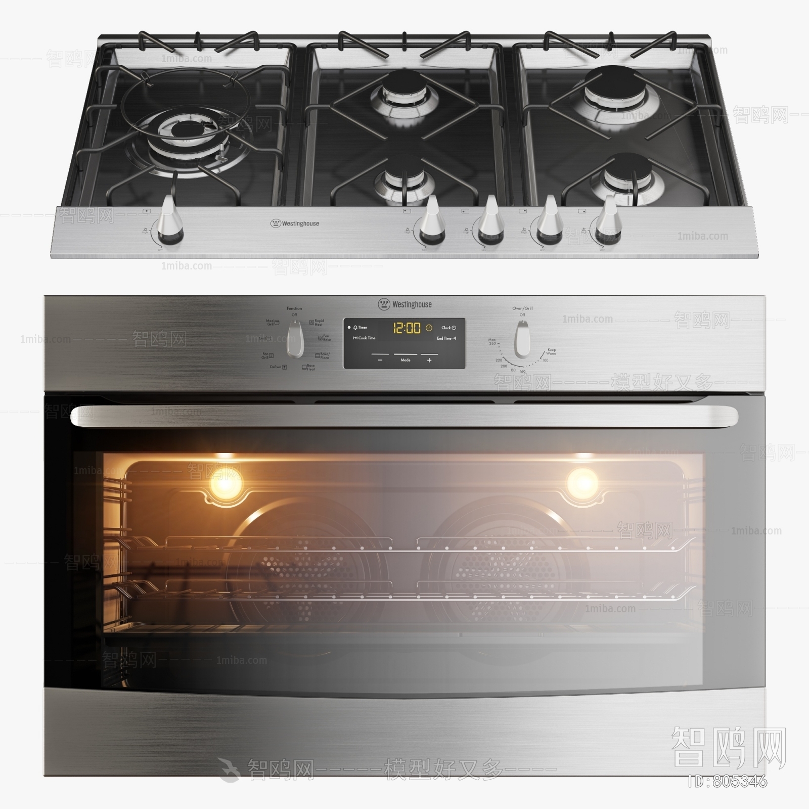 Modern Kitchen Electric Gas Range