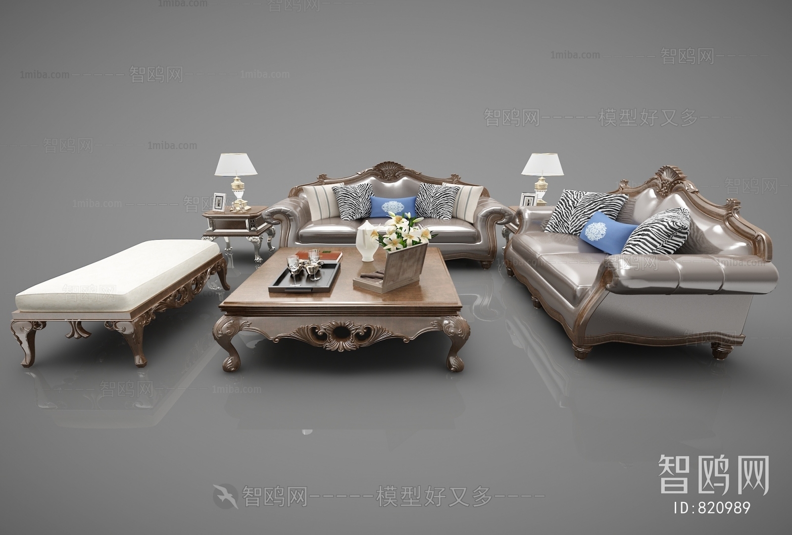 European Style Sofa Combination