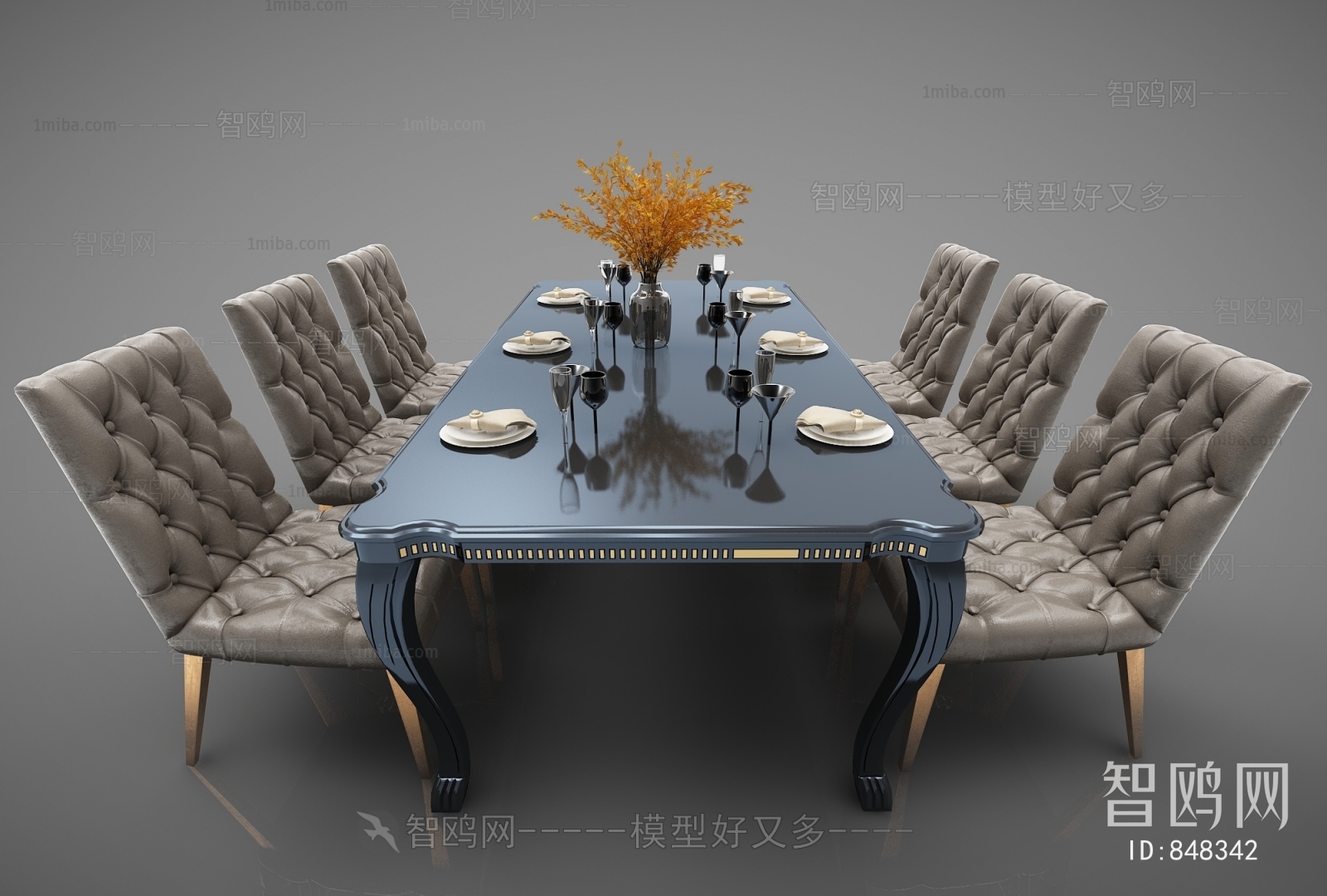 European Style Dining Table And Chairs