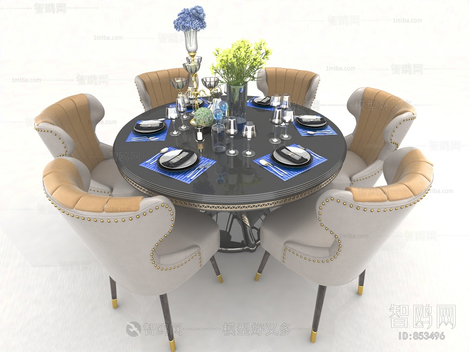 American Style Dining Table And Chairs