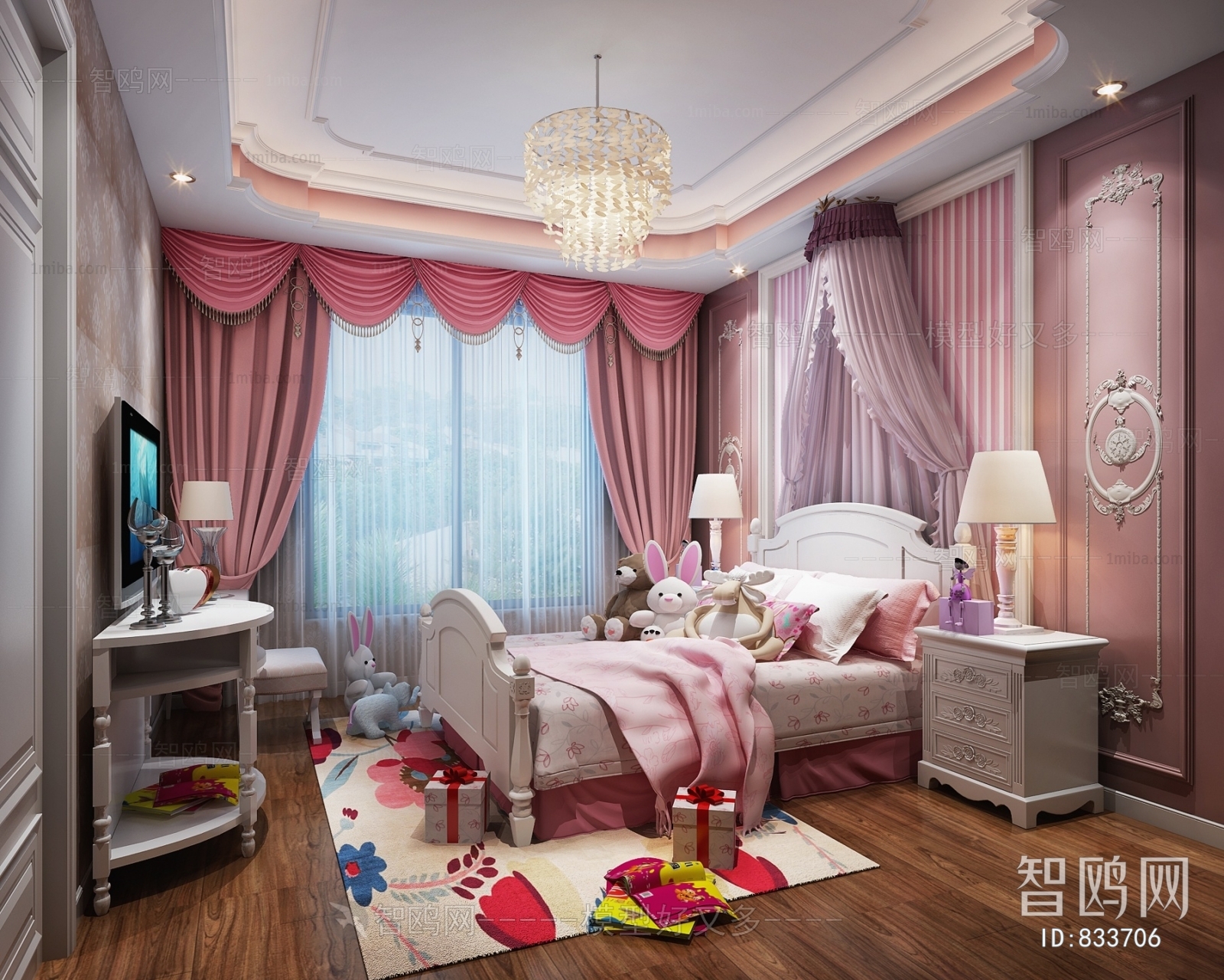 New Classical Style Girl's Room Daughter's Room