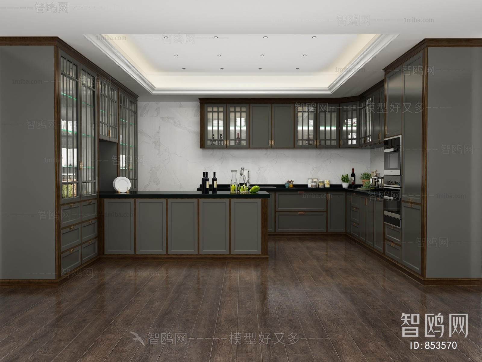 中式厨房厨柜