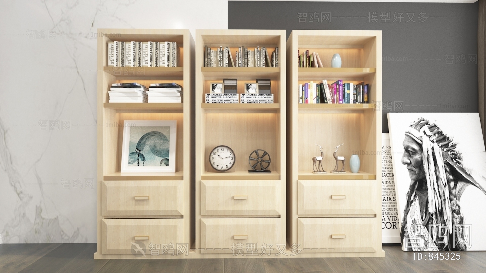 Nordic Style Bookcase