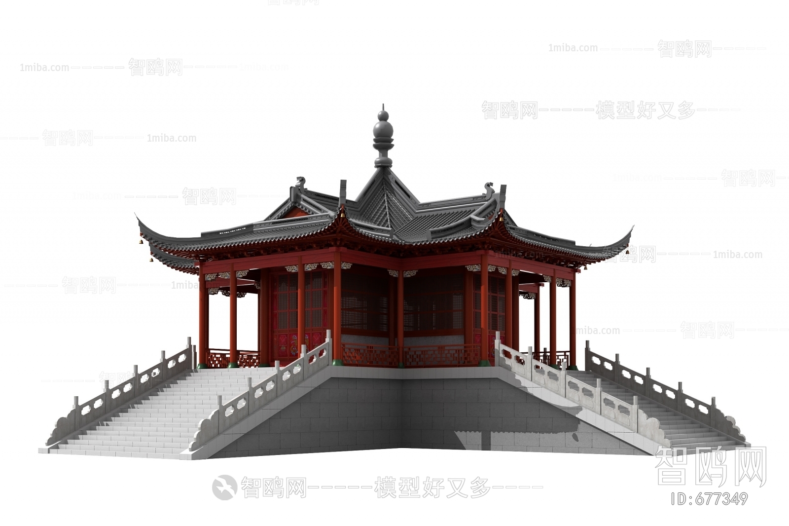 Chinese Style Ancient Architectural Buildings