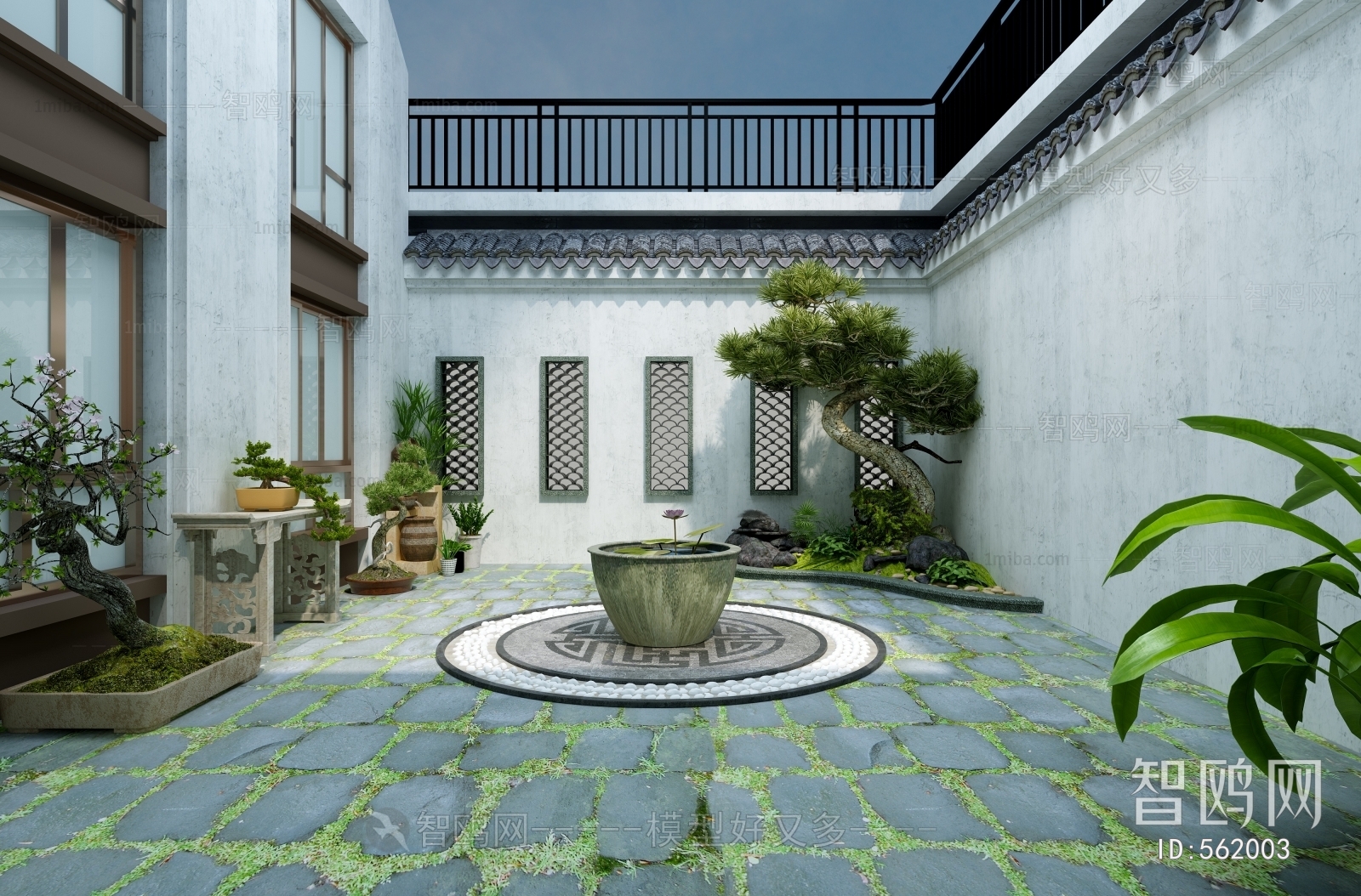 New Chinese Style Courtyard/landscape