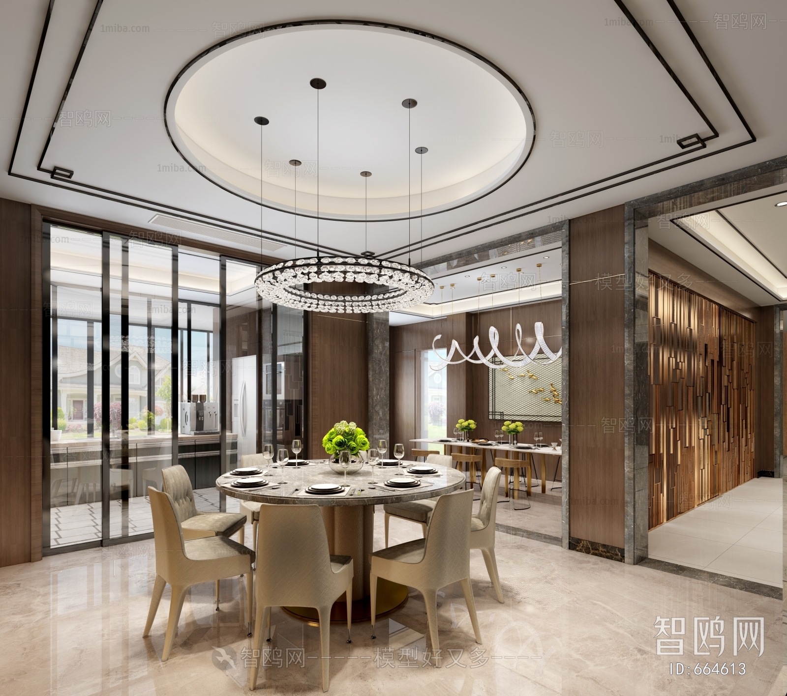 New Chinese Style Dining Room