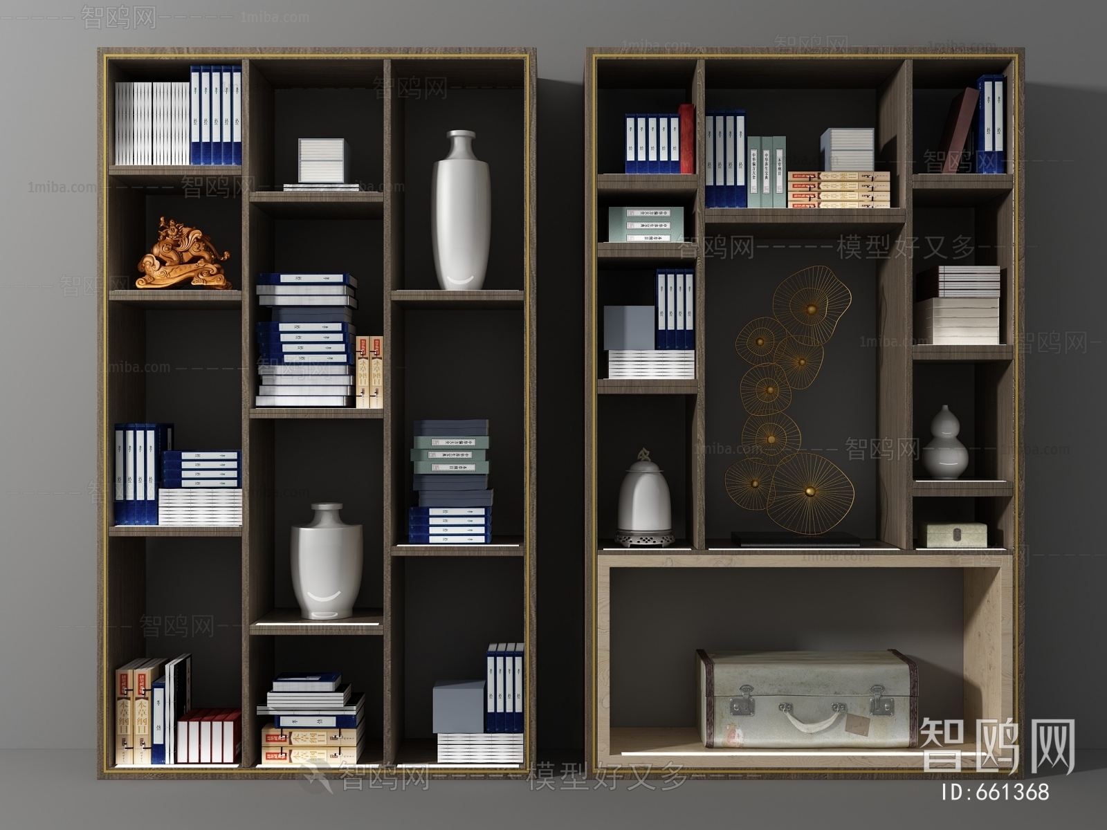 New Chinese Style Bookshelf