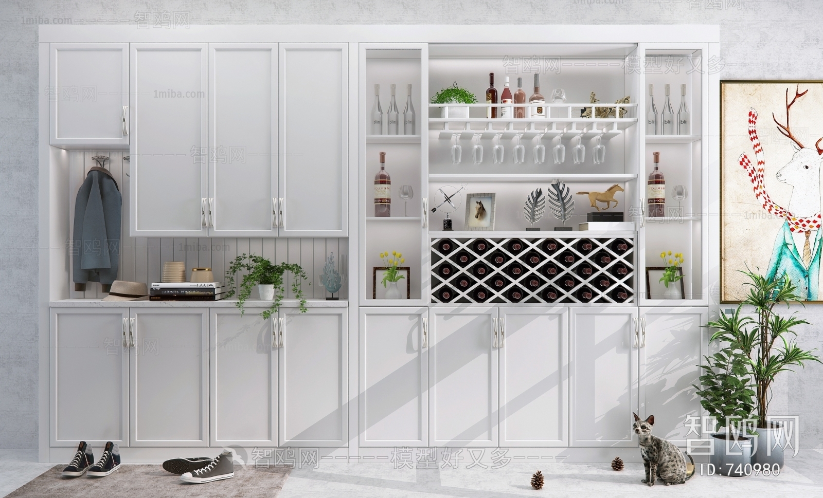 Modern Wine Cabinet