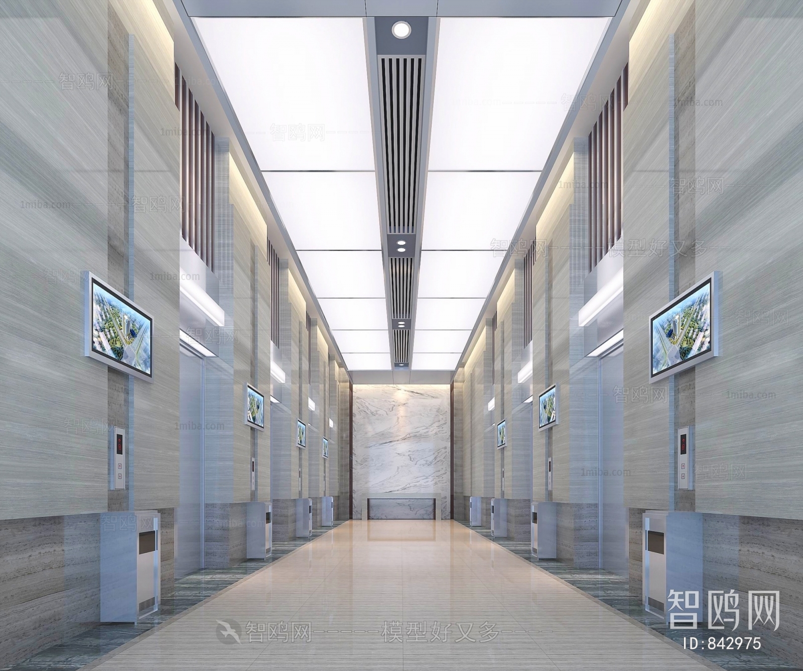 Modern Elevator Hall