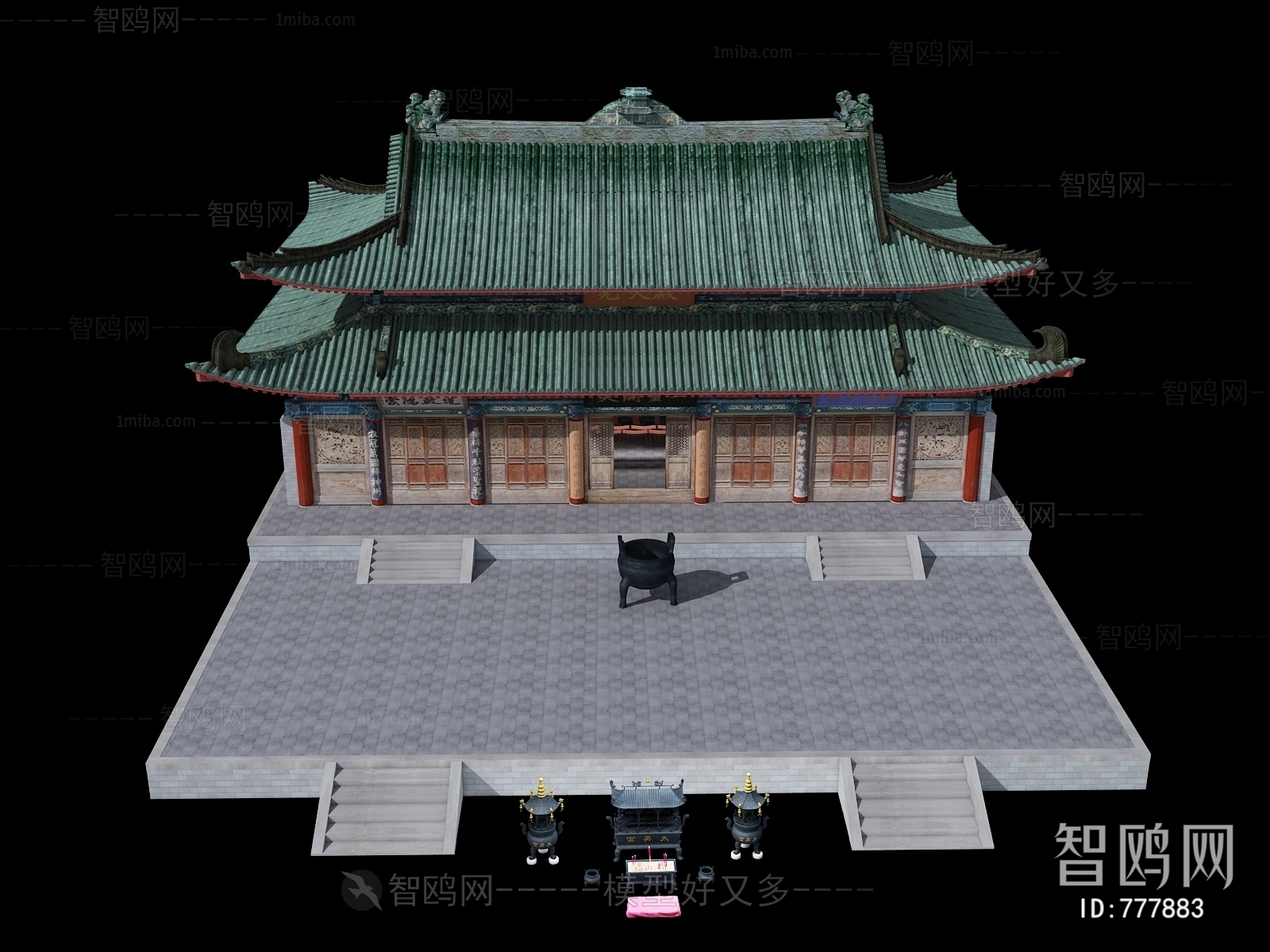 Chinese Style Ancient Architectural Buildings