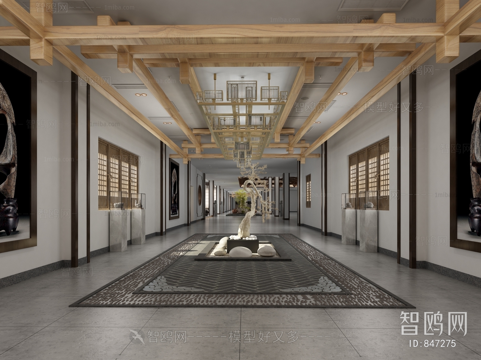 New Chinese Style Exhibition Hall