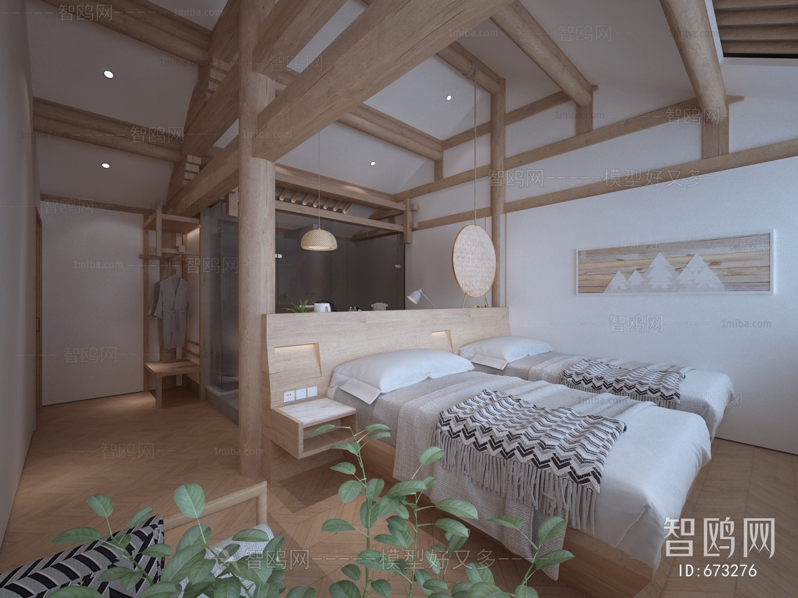 New Chinese Style Guest Room