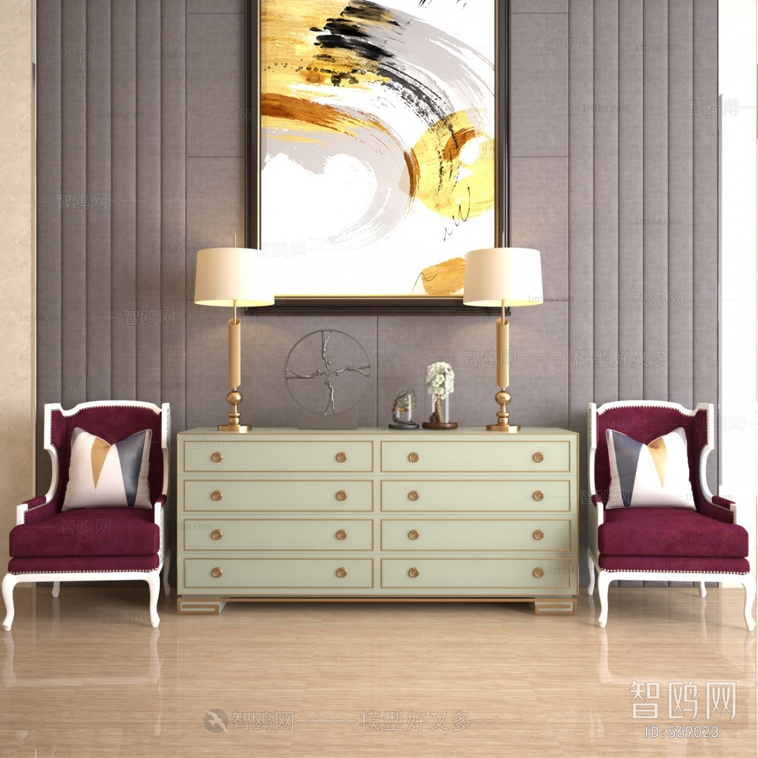 Modern Decorative Cabinet