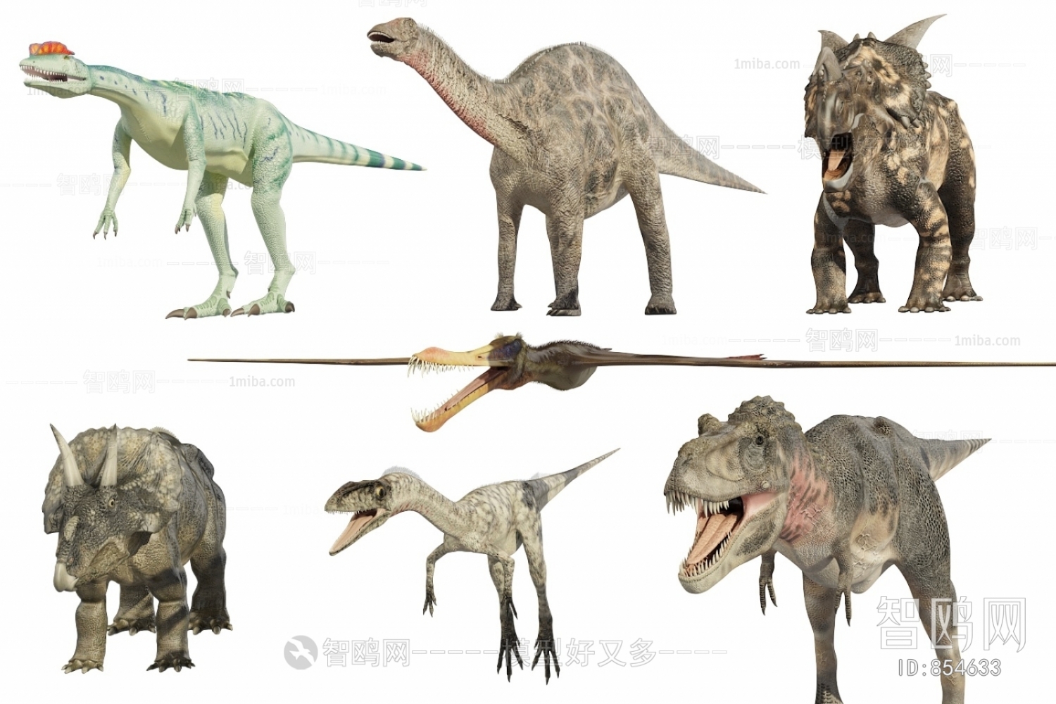 现代恐龙远古动物