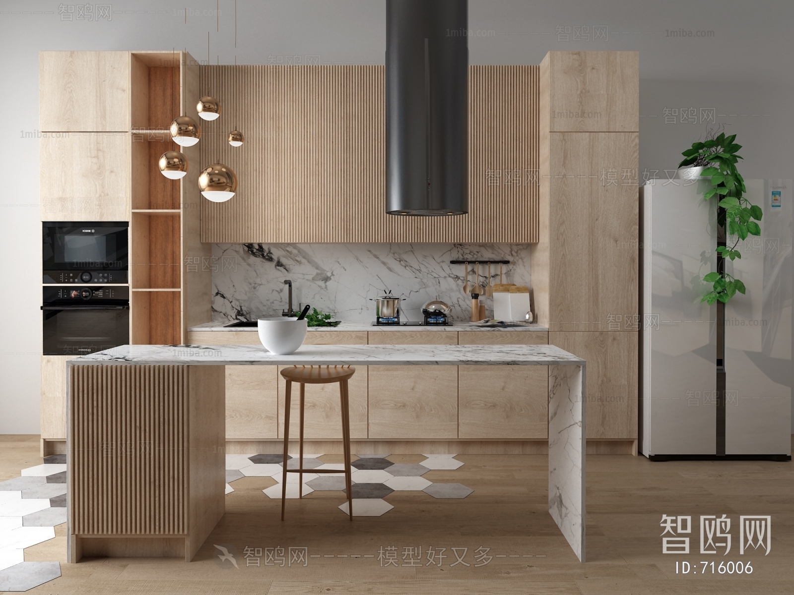 Modern Open Kitchen