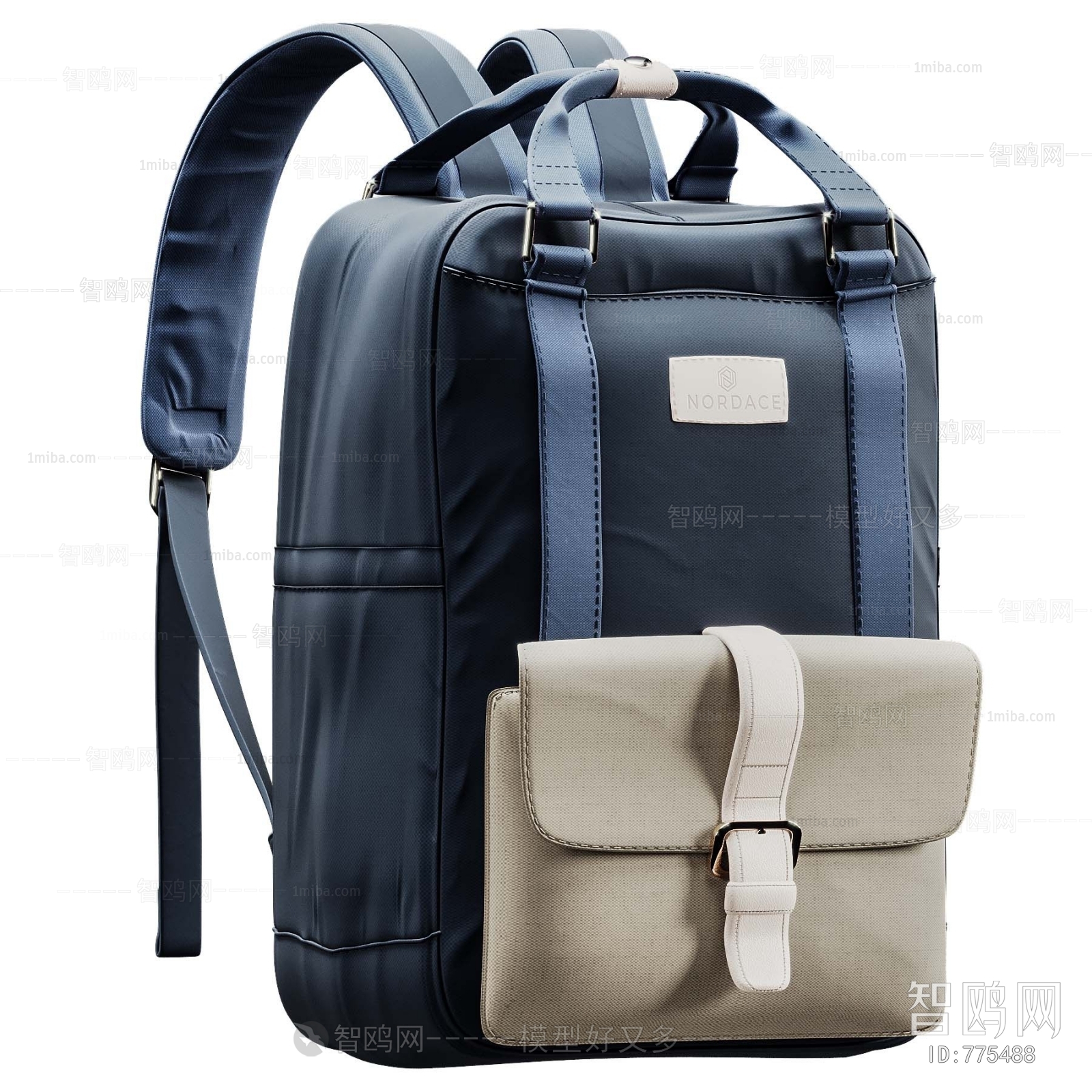 Modern Backpack And Backpack