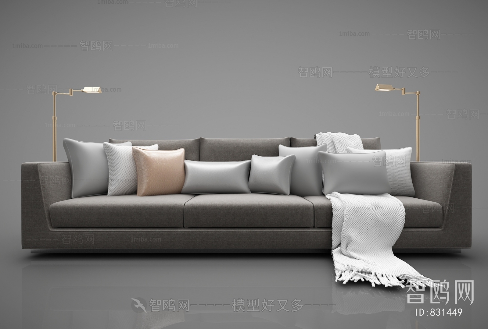 Modern Multi Person Sofa