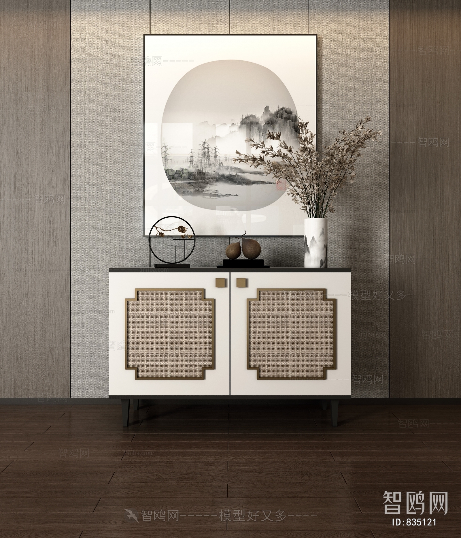 New Chinese Style Side Cabinet/Entrance Cabinet