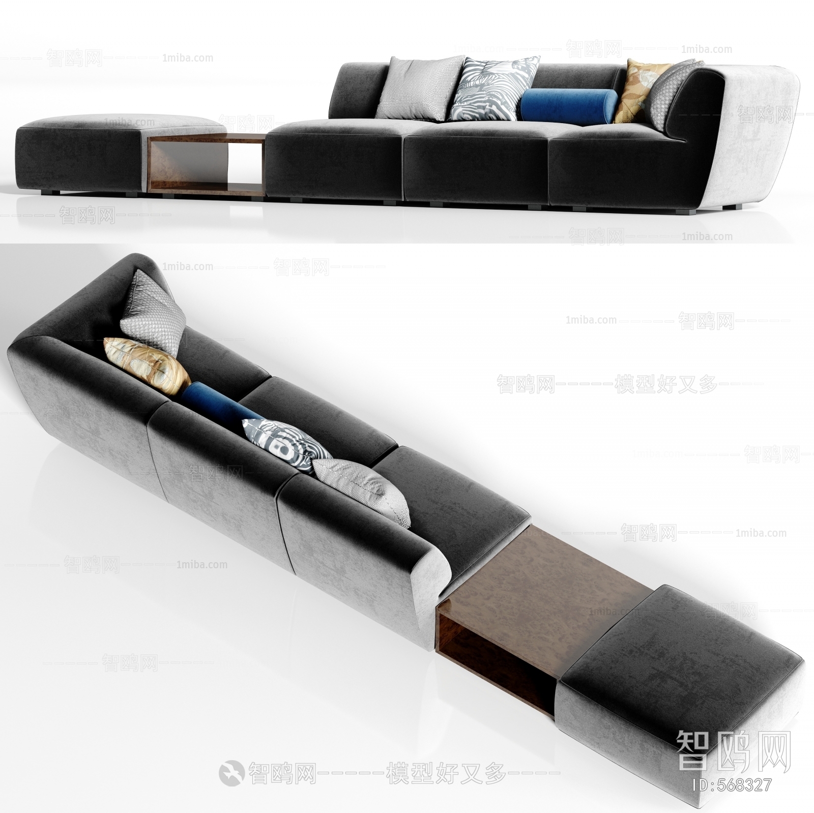 Modern Multi Person Sofa