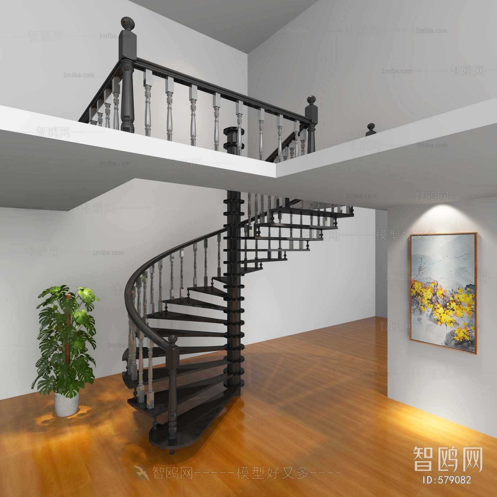 Simple European Style Stair Balustrade/elevator