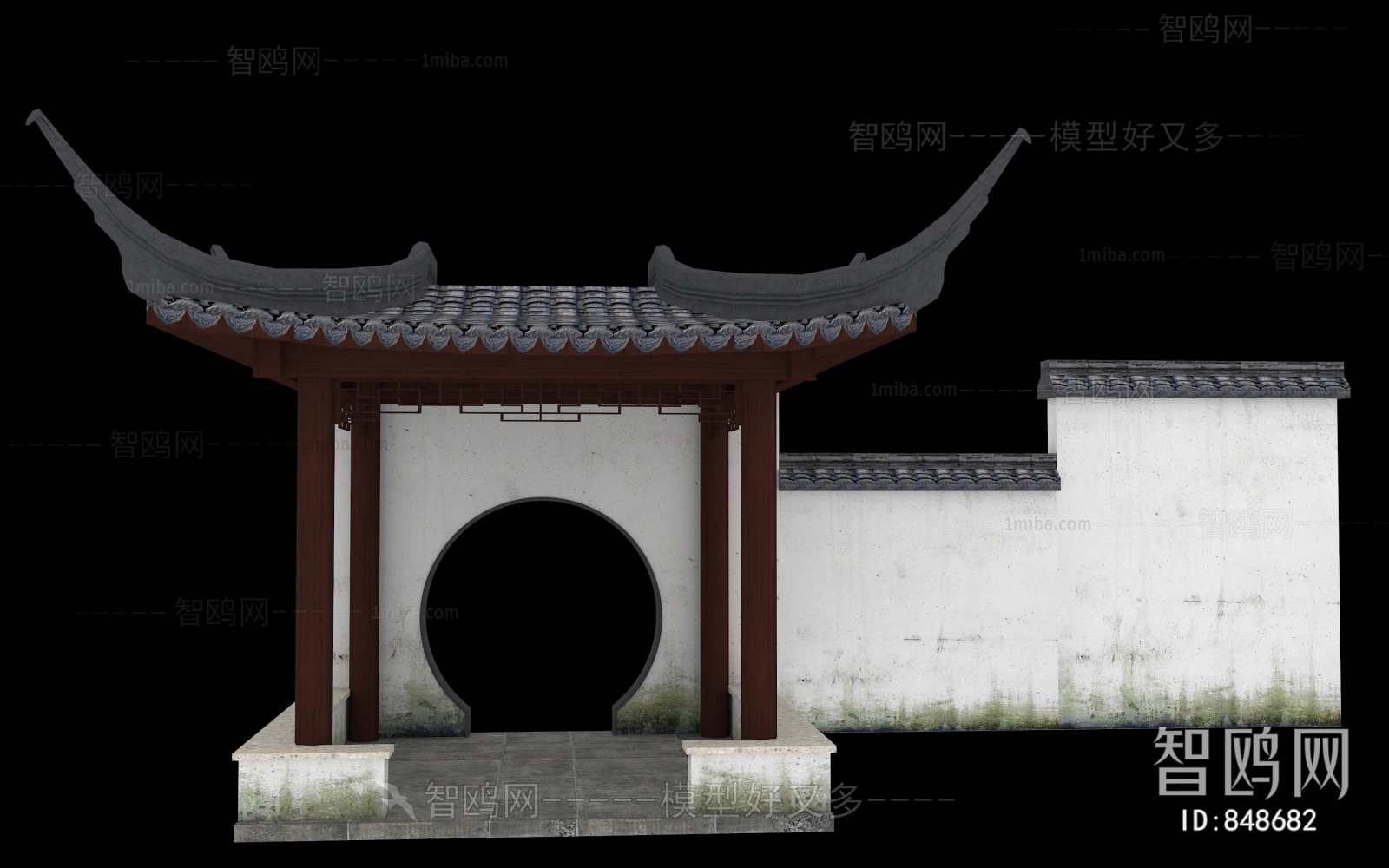 Chinese Style Building Component