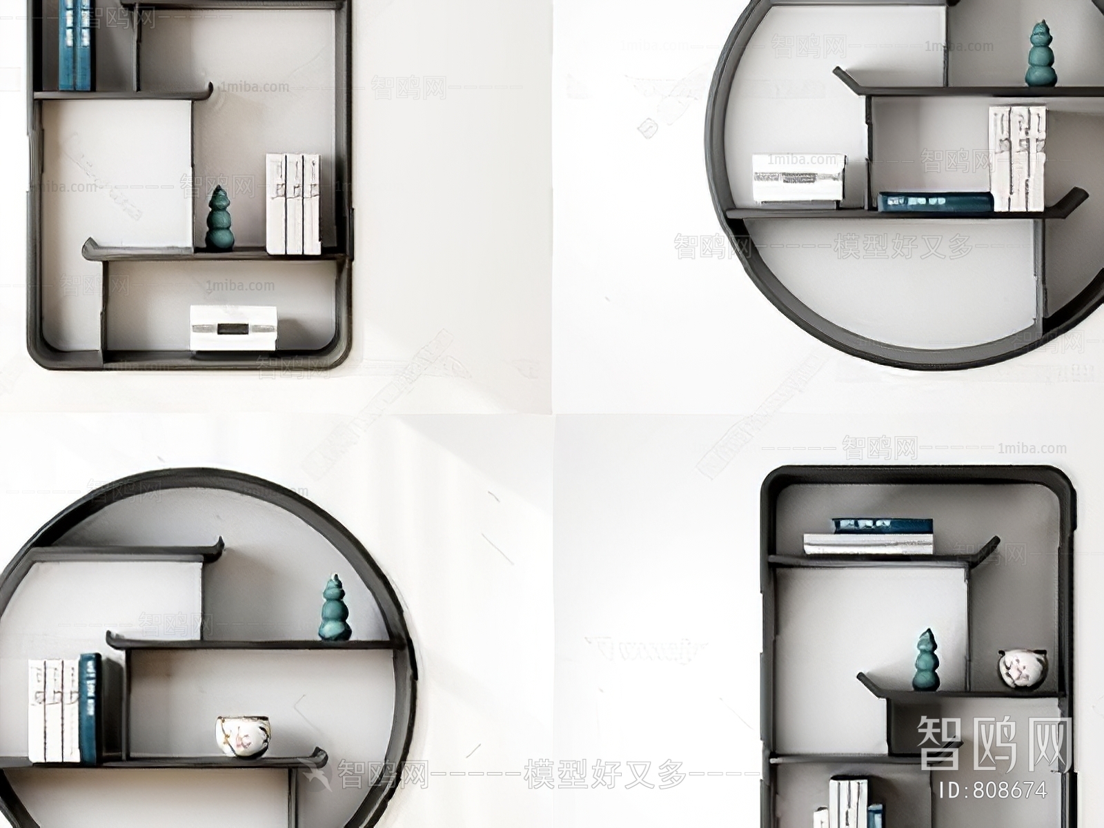 New Chinese Style Bookshelf