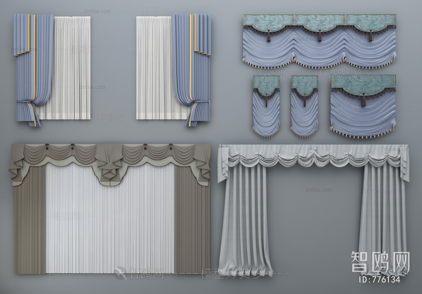 Simple European Style The Curtain