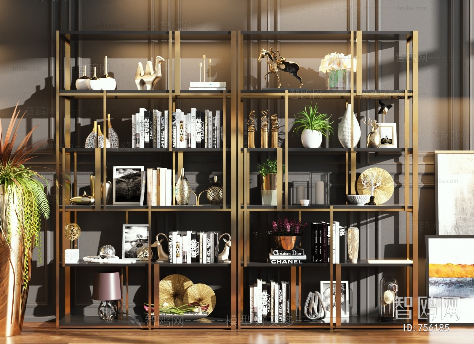 Post Modern Style Decorative Cabinet