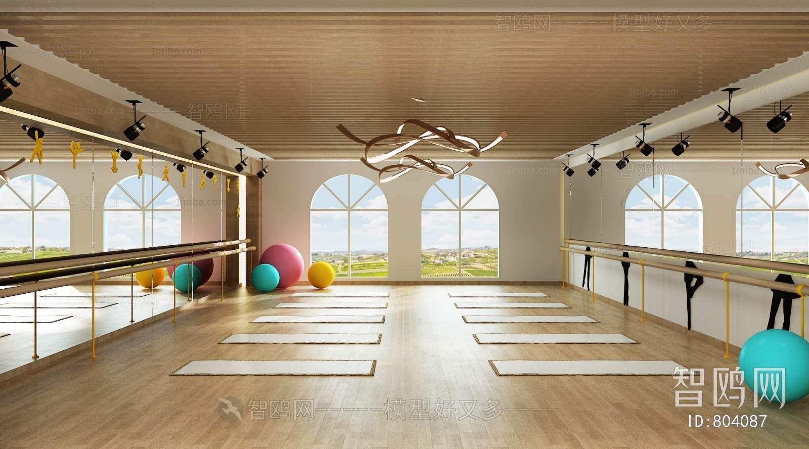 Modern Yoga Room