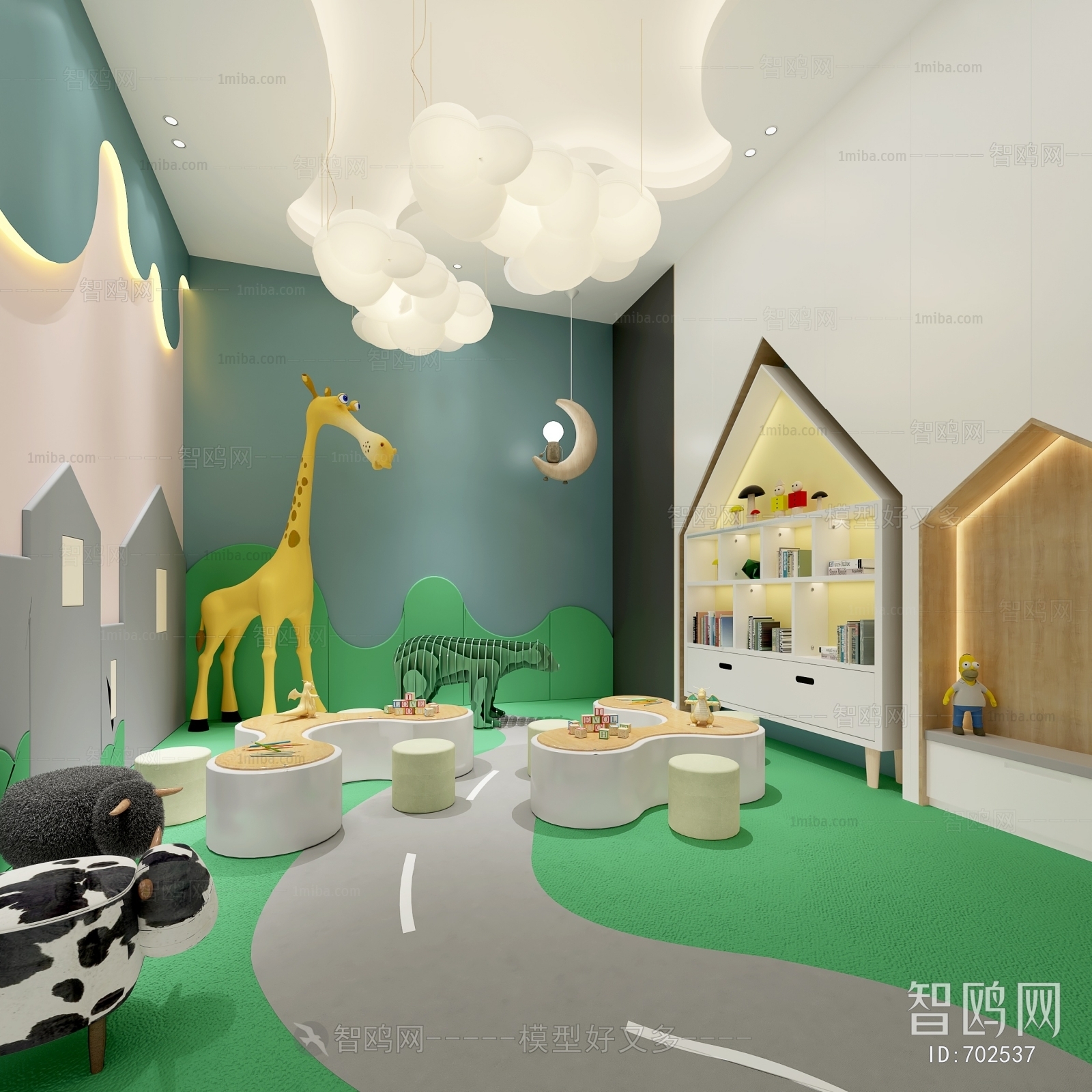 Nordic Style Children's Playroom