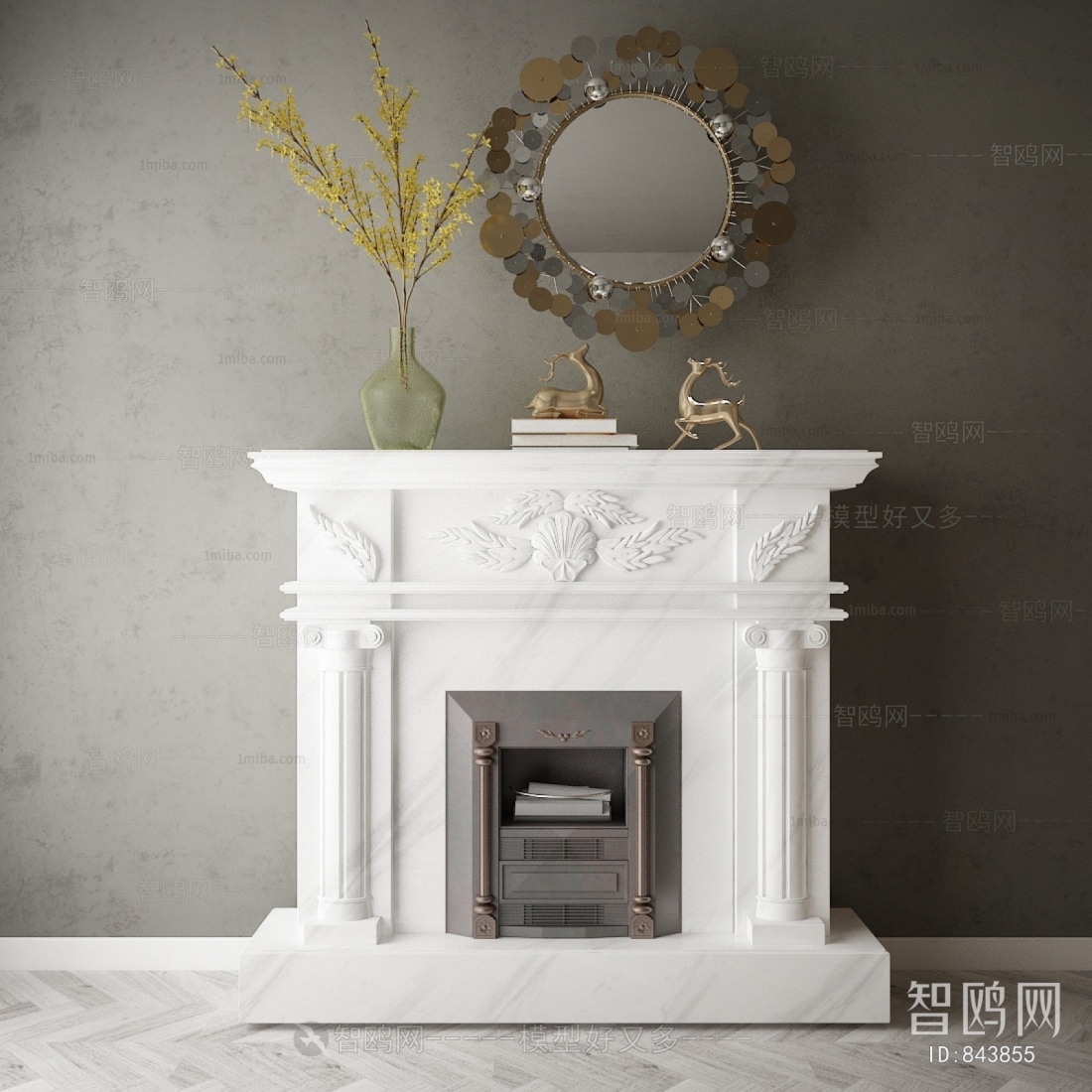 European Style Fireplace